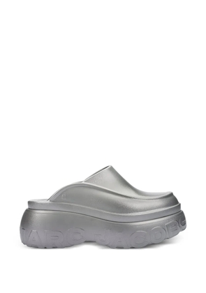 Marc Jacobs x Melissa logo-embossed mules - Silver