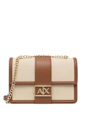 Armani Exchange chain detail cross body bag - Neutrals