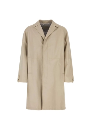 Prada nappa leather coat - Neutrals