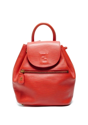 Fendi Pre-Owned 1990s leather backpack - Red