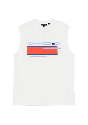 Lacoste printed vest - White