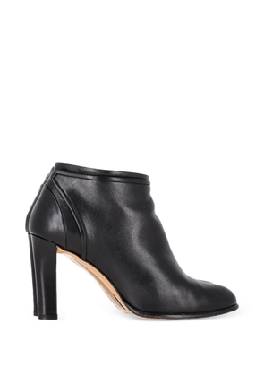 Ferragamo Pre-Owned leather ankle boots - Black