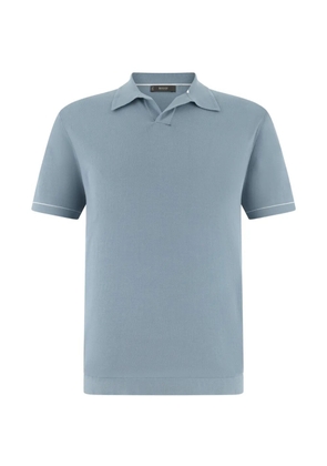 Boggi Milano polo-collar T-shirt - Blue