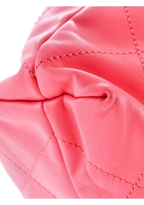 CHANEL Pre-Owned 22 Chain Quilted Calfskin Medium hobo bag - Pink