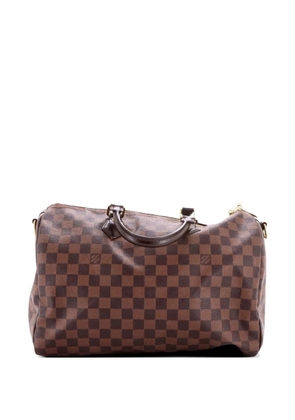 Louis Vuitton Pre-Owned Speedy Bandouliere Bag Damier 35 satchel - Brown