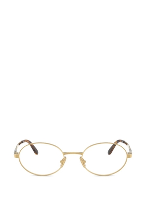 Miu Miu round-frame glasses - Gold