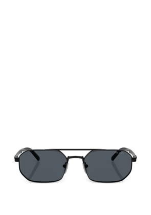 Prada Eyewear geometic-frame sunglasses - Black