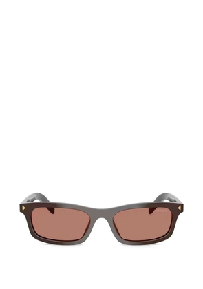 Prada Eyewear rectangle-frame sunglasses - Brown