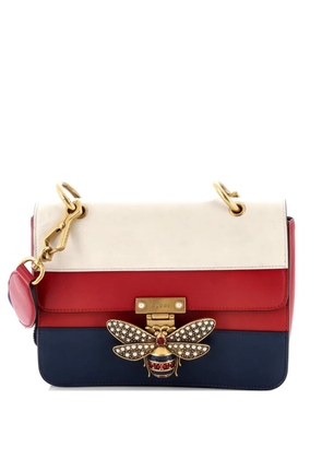 Gucci Pre-Owned Queen Margaret Flap Bag Colorblock Leather Medium shoulder bag - Blue