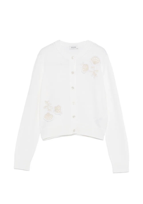 ERDEM appliqué cardigan - White