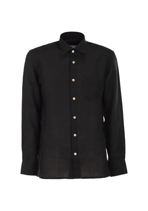 Kiton linen shirt - Black