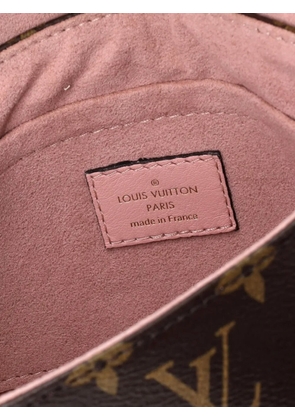 Louis Vuitton Pre-Owned Locky Handbag Monogram Canvas with Leather BB satchel - Brown