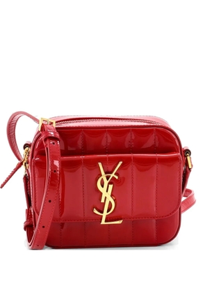 Saint Laurent Pre-Owned Vicky Camera Bag Vertical Quilt Patent Toy crossbody bag - Red