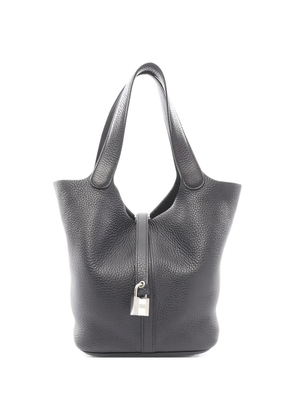 Hermès Pre-Owned 2020 MM Picotin Lock leather handbag - Black