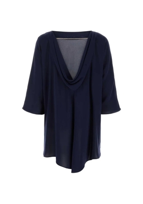 Max Mara cowl blouse - Blue