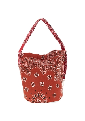 Call It By Your Name Seau bandana-print bucket bag - Red