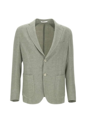 Eleventy patch-pockets blazer - Green