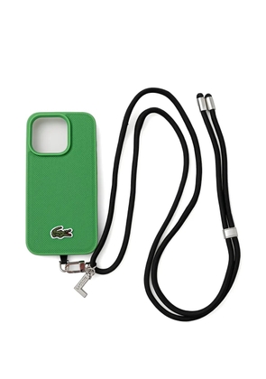 Lacoste logo-detail iPhone 15 Pro case - Green