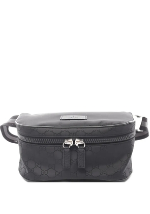 Gucci Pre-Owned 2010s GG pattern waist bag - Black