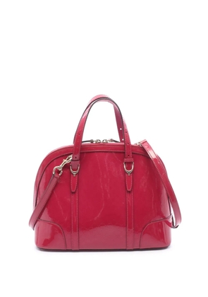 Gucci Pre-Owned 2000-2015 Small Microguccissima Patent Nice Dome satchel - Pink
