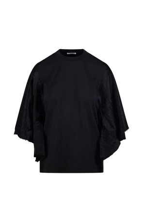 Haikure Flynn ruffled-sleeve T-shirt - Black