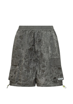 BARROW gabardine shorts - Grey