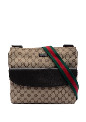 Gucci Pre-Owned 2016-2025 GG Canvas Web crossbody bag - Neutrals