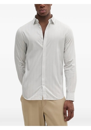 Armani Exchange patterned shirt - White