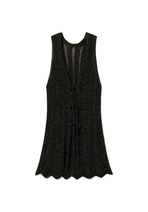 TWINSET knitted V-neck vest - Black