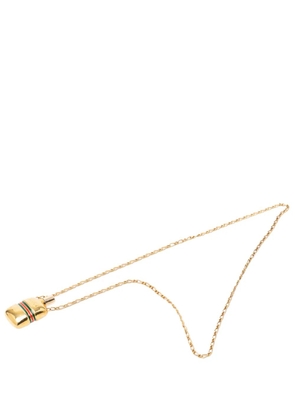Gucci Pre-Owned 2000-2024 Gold Plated Perfume Bottle Pendant Necklace costume necklace