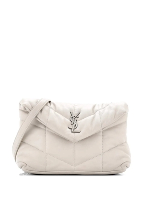 Saint Laurent Pre-Owned Loulou Puffer Shoulder Bag Quilted Leather Mini crossbody bag - Neutrals