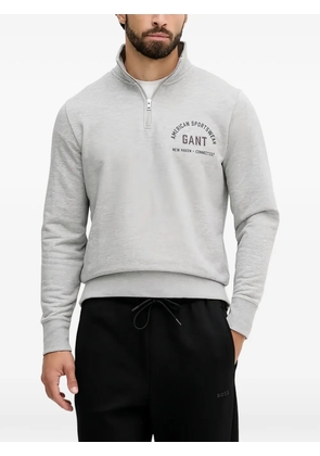 Gant zip-neck sweatshirt - Grey