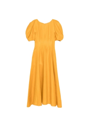 Gabriela Hearst puffed-sleeve maxi dress - Yellow