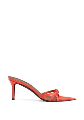 Giuseppe Zanotti 70mm Intrigo Braid mules - Orange