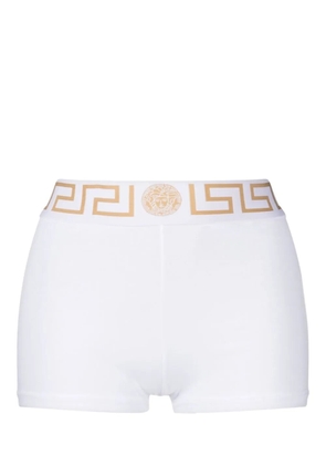 Versace Greca-trim jersey boxer shorts - White