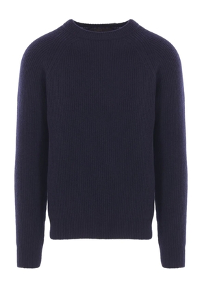 Zanone ribbed crew-neck sweater - Blue