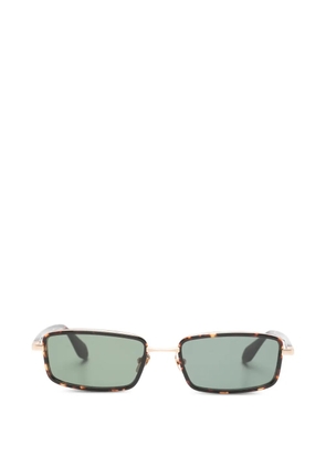 GIGI STUDIOS Mariel rectangle sunglasses - Brown