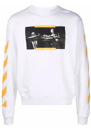 Off-White Caravaggio painting slim sweatshirt