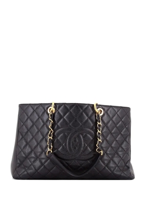 CHANEL Pre-Owned Grand Shopping Quilted Caviar XL tote bag - Black