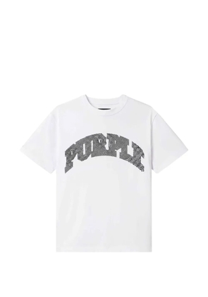 Purple Brand cotton T-shirt - White
