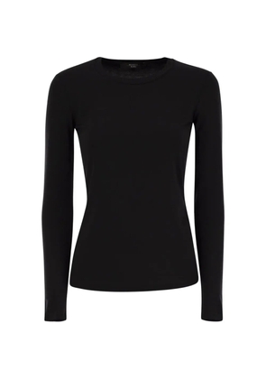 Weekend Max Mara long-sleeve crewneck sweater - Black