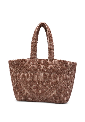 MC2 Saint Barth Tufting tote bag - Brown