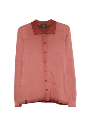 AROVESCIO buttoned long-sleeve shirt - Red