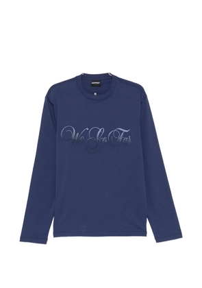 MADFRENZY We Go Far long-sleeve top - Blue