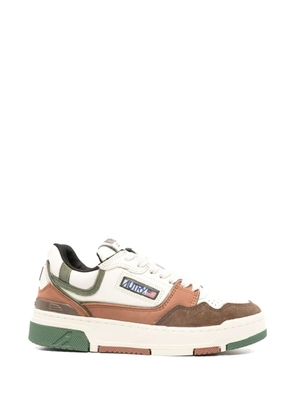 Autry panelled leather sneakers - White