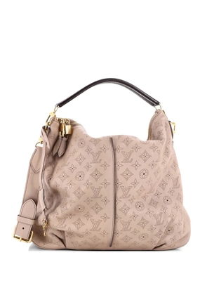 Louis Vuitton Pre-Owned Selene Handbag Mahina Leather MM hobo bag - Neutrals