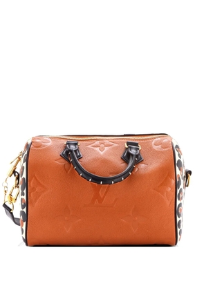 Louis Vuitton Pre-Owned Speedy Bandouliere Bag Wild at Heart Monogram Empreinte Giant 25 satchel - Brown
