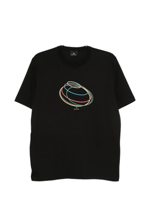 PS Paul Smith rings-print T-shirt - Black