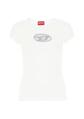 Diesel T-Angie logo cut-out T-shirt - White