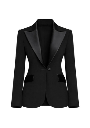 Elie Saab satin blazer - Black
